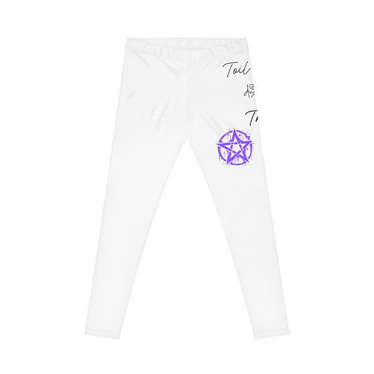 Toil and Trouble Leggings, White