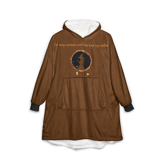 Wicked Coffee Hooded Blanket