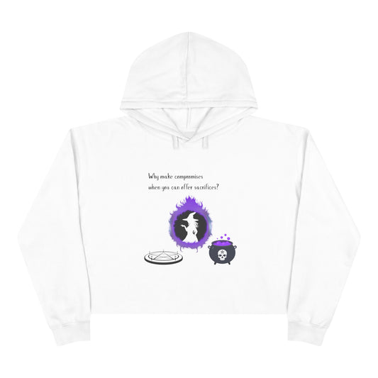 Sacrifices, Crop Hoodie