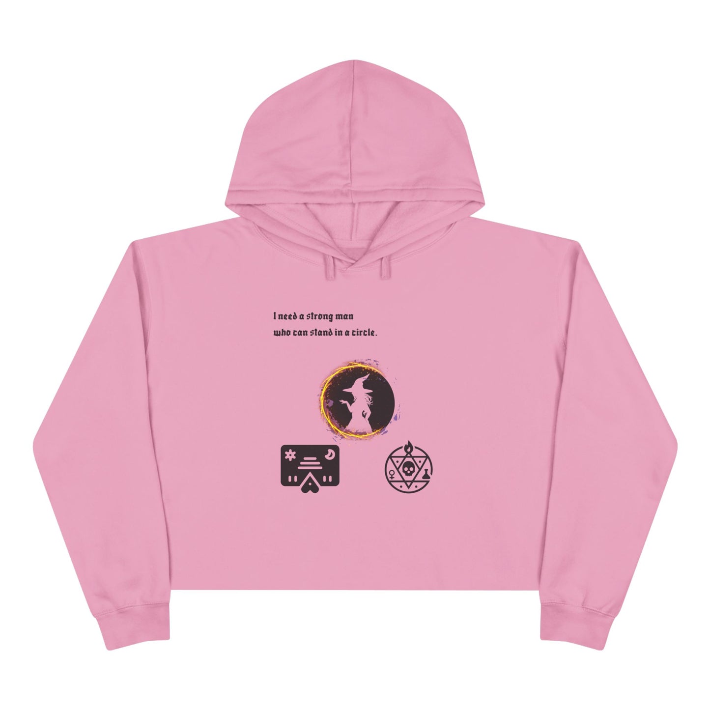 Need a Man, Crop Hoodie
