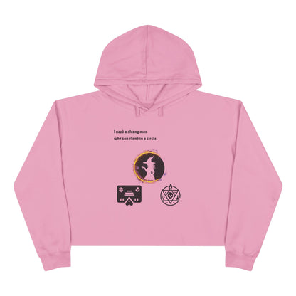 Need a Man, Crop Hoodie