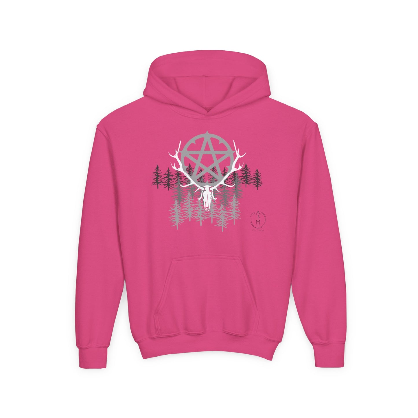 Woodland Pentagram, Kids Hoodie