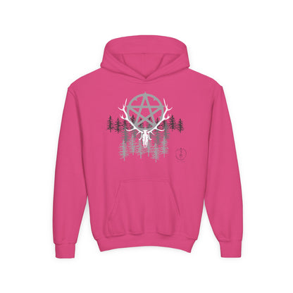 Woodland Pentagram, Kids Hoodie