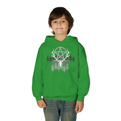 Woodland Pentagram, Kids Hoodie