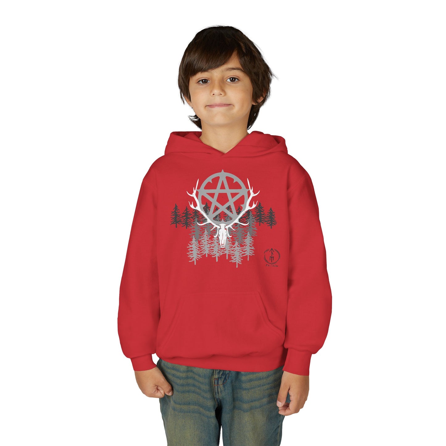 Woodland Pentagram, Kids Hoodie