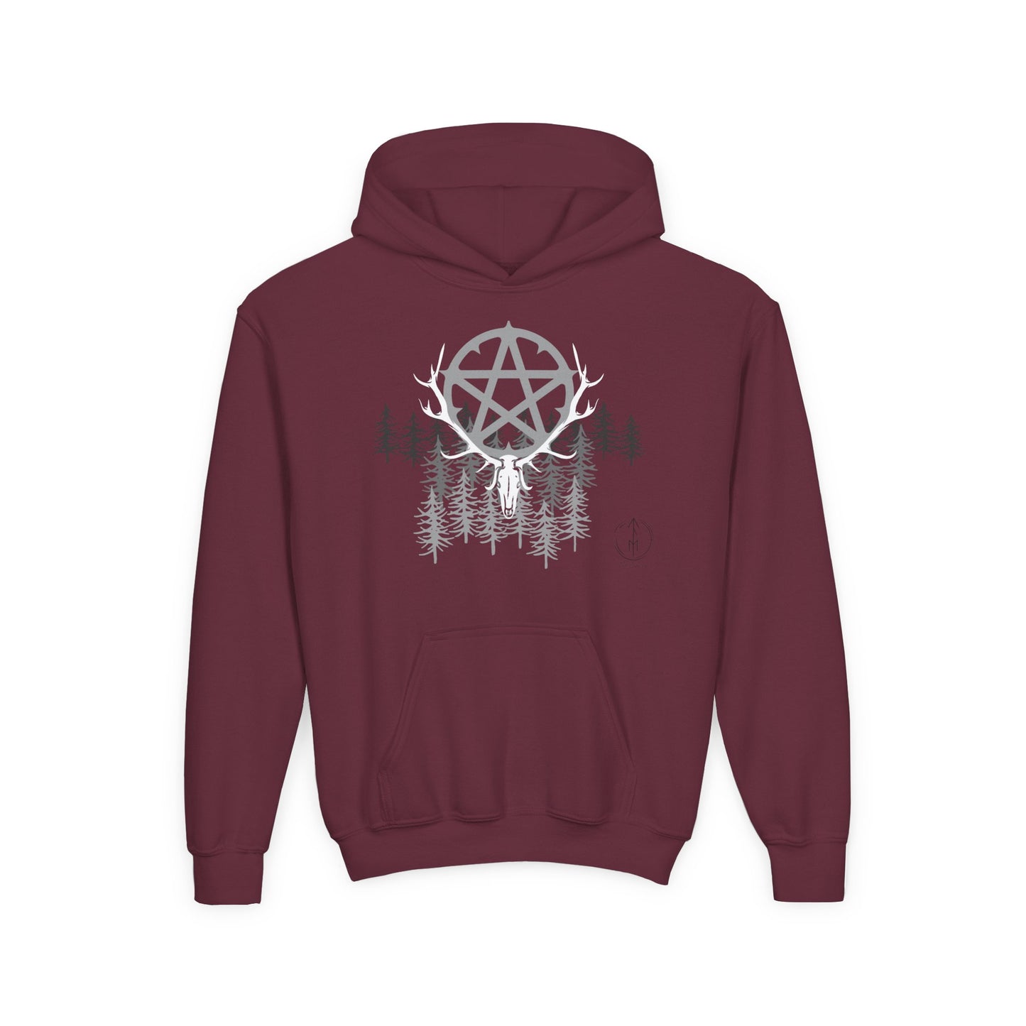 Woodland Pentagram, Kids Hoodie