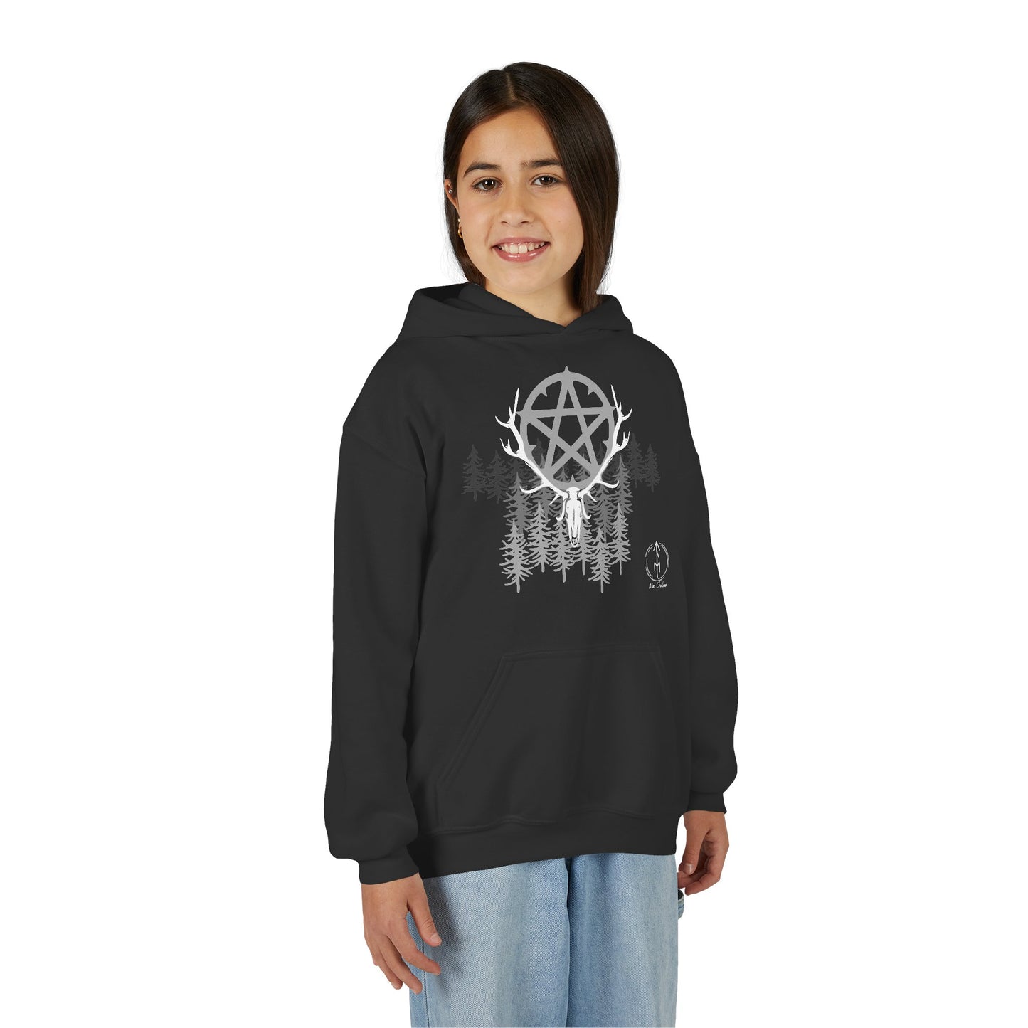 Woodland Pentagram, Kids Hoodie