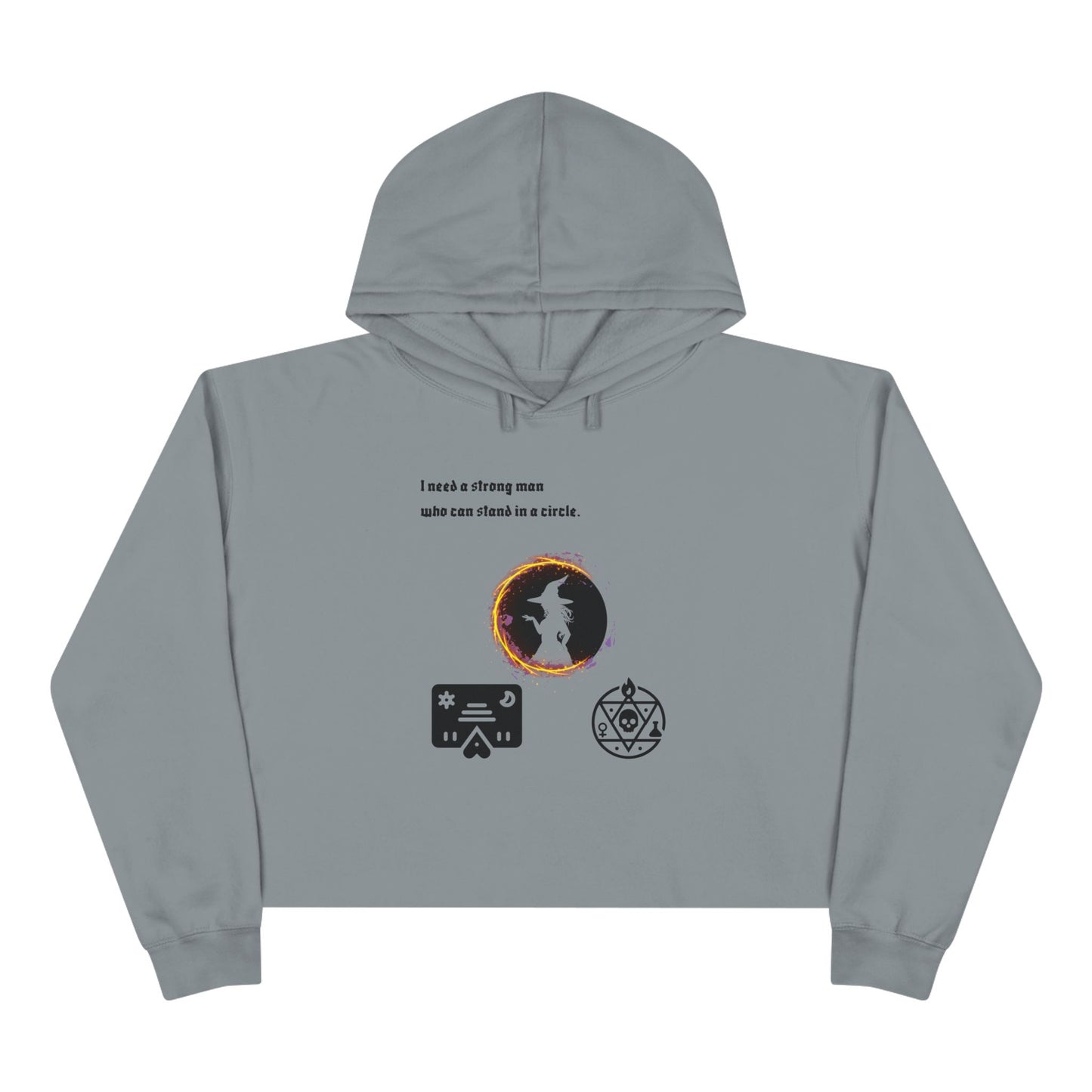 Need a Man, Crop Hoodie