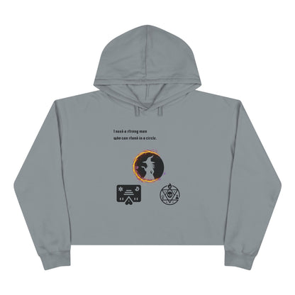 Need a Man, Crop Hoodie