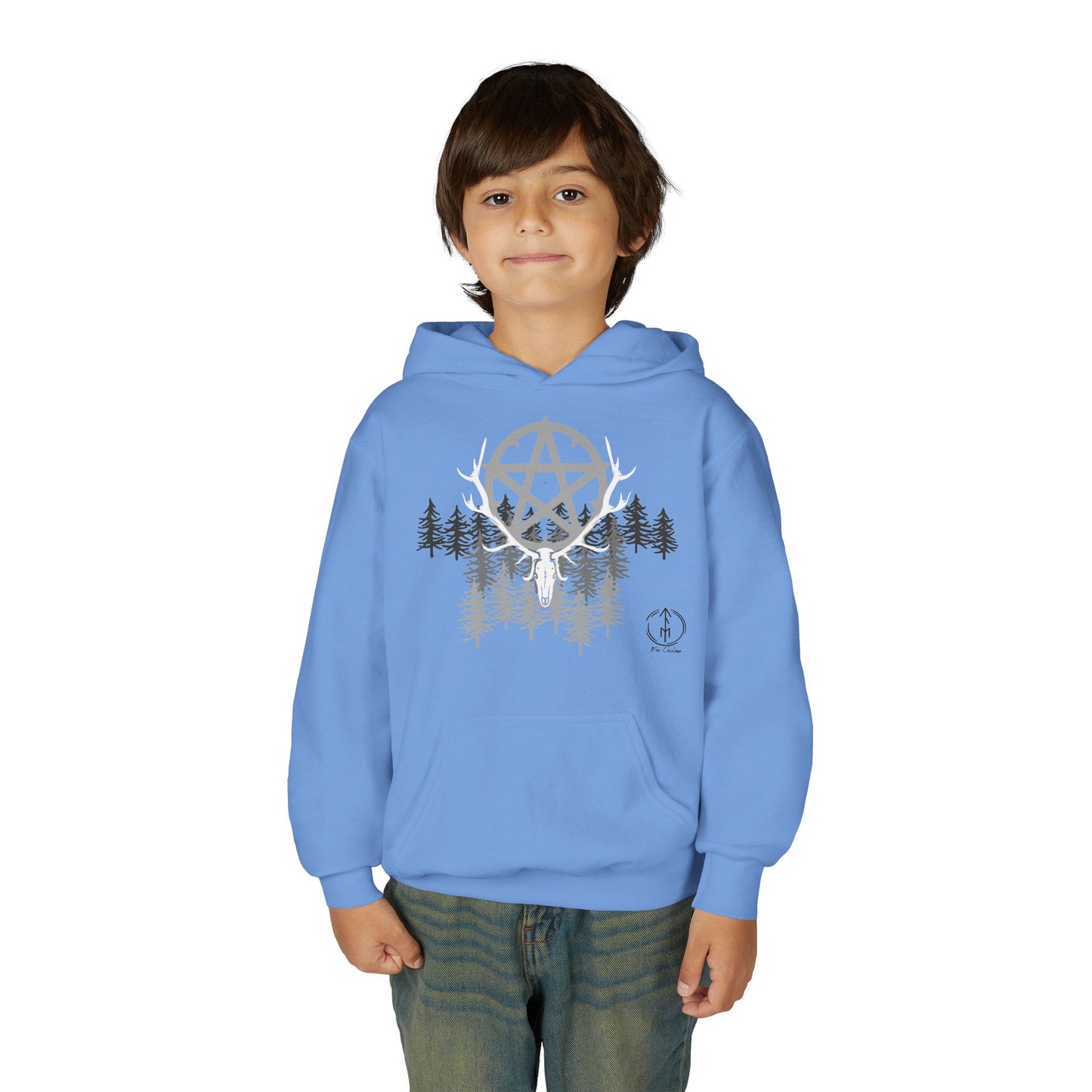 Woodland Pentagram, Kids Hoodie