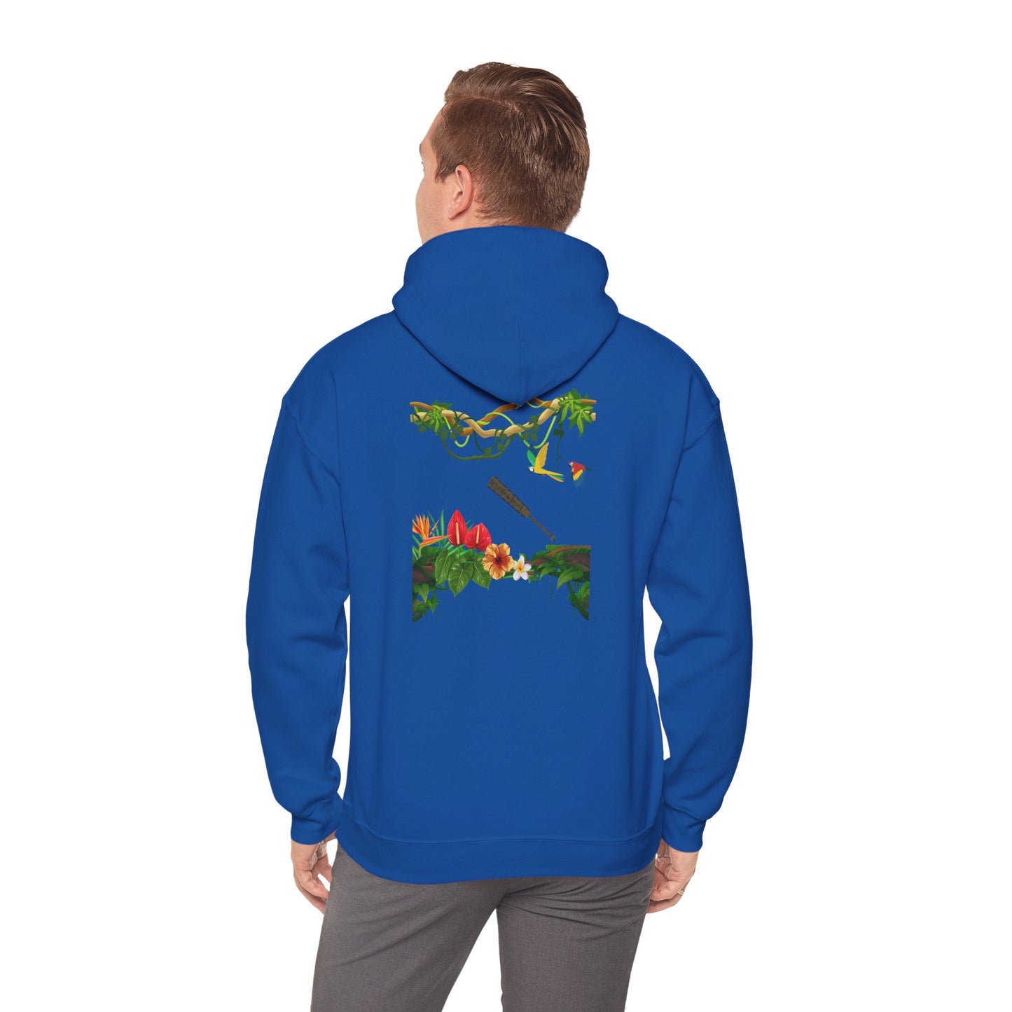 Warrior-Poet: Macuahuitl Rainforest Hoodie