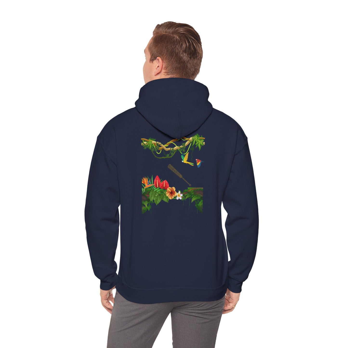 Warrior-Poet: Macuahuitl Rainforest Hoodie