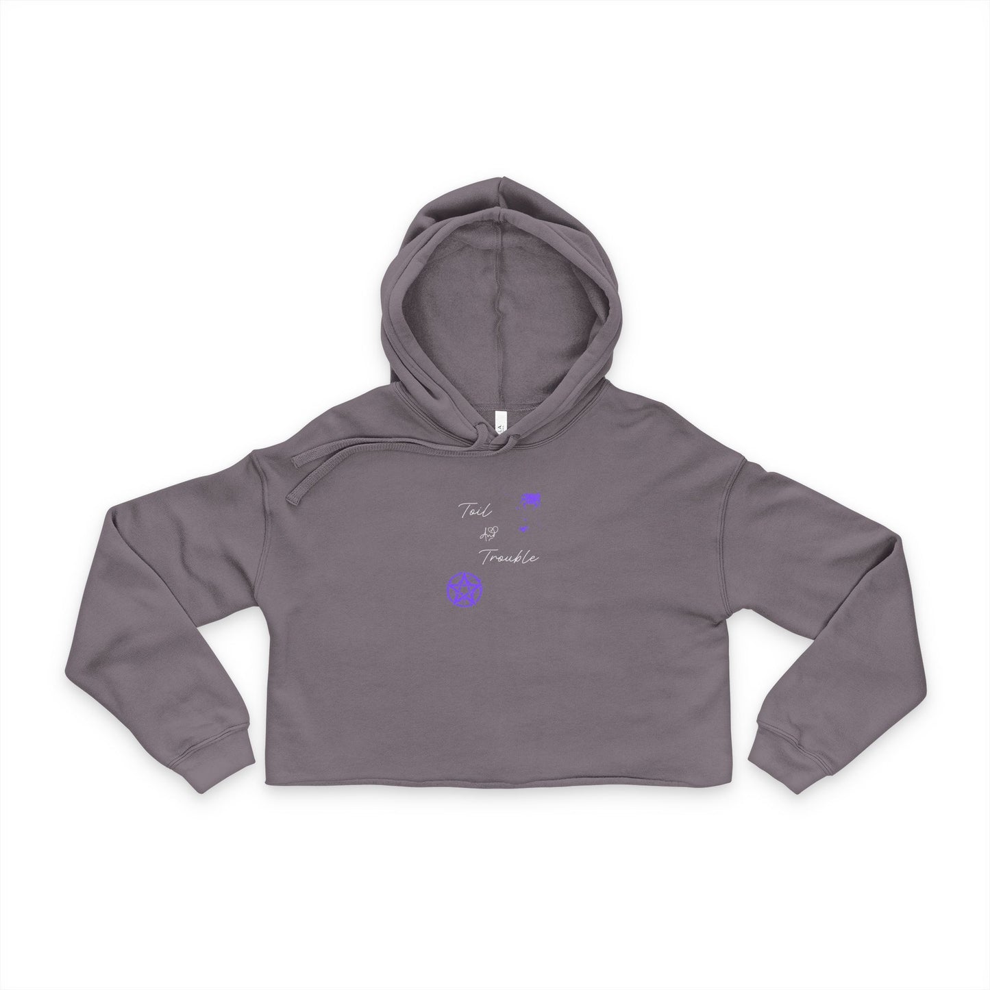 Toil and Trouble Women's Cropped Hoodie