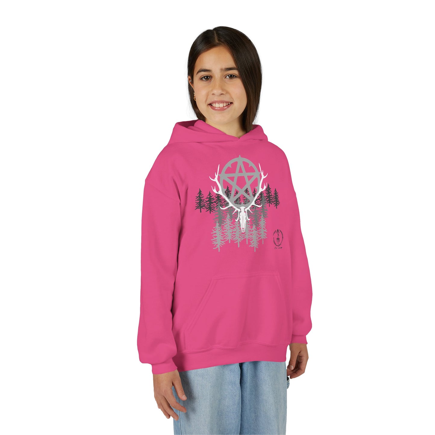 Woodland Pentagram, Kids Hoodie