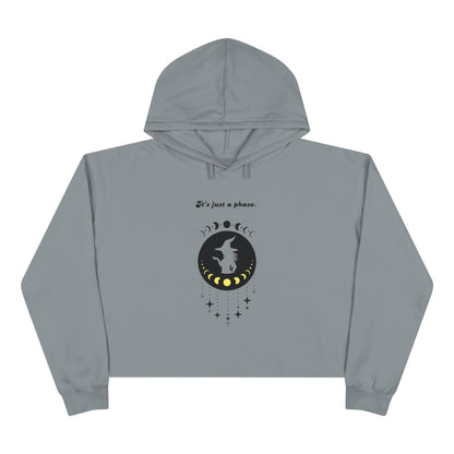 Just A Phase, Crop Hoodie