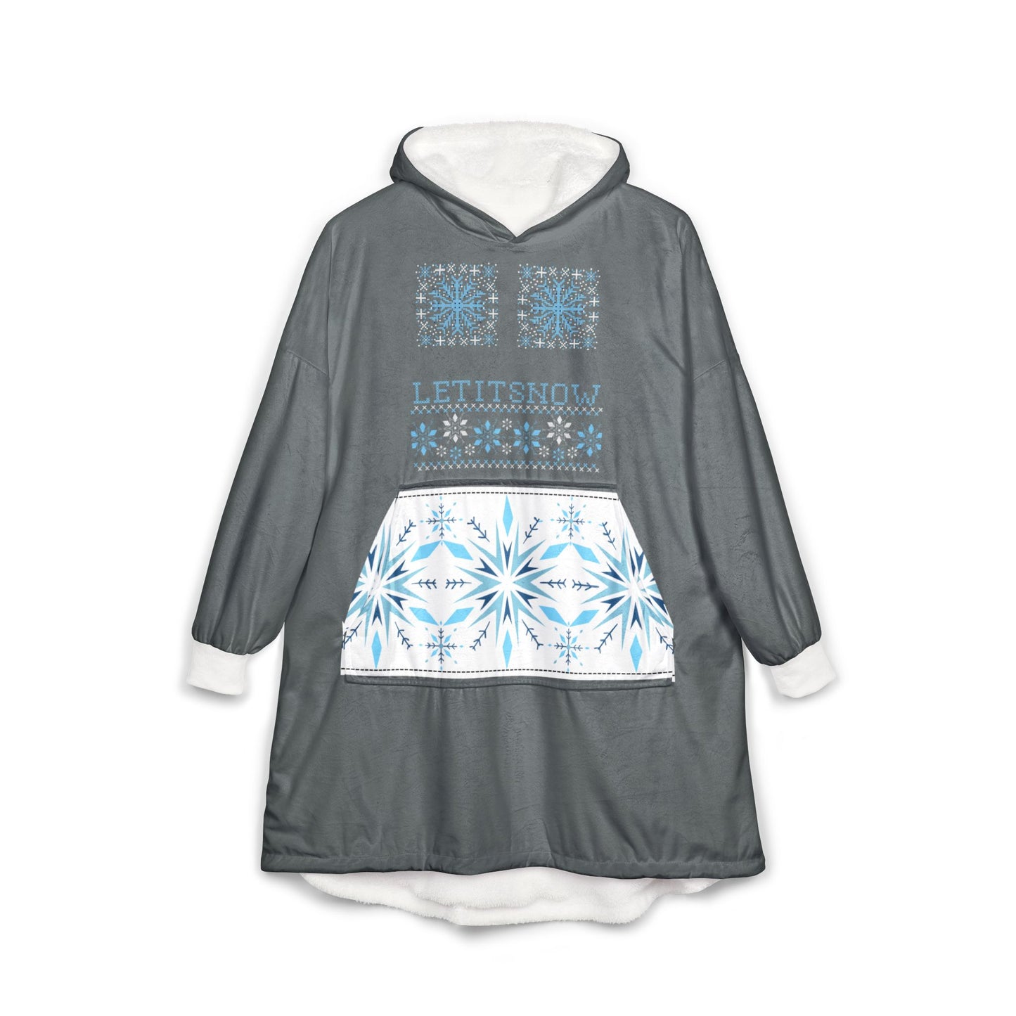 LETITSNOW, Hooded Blanket