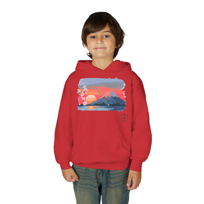 Kanto Sunset, Kids Hoodie