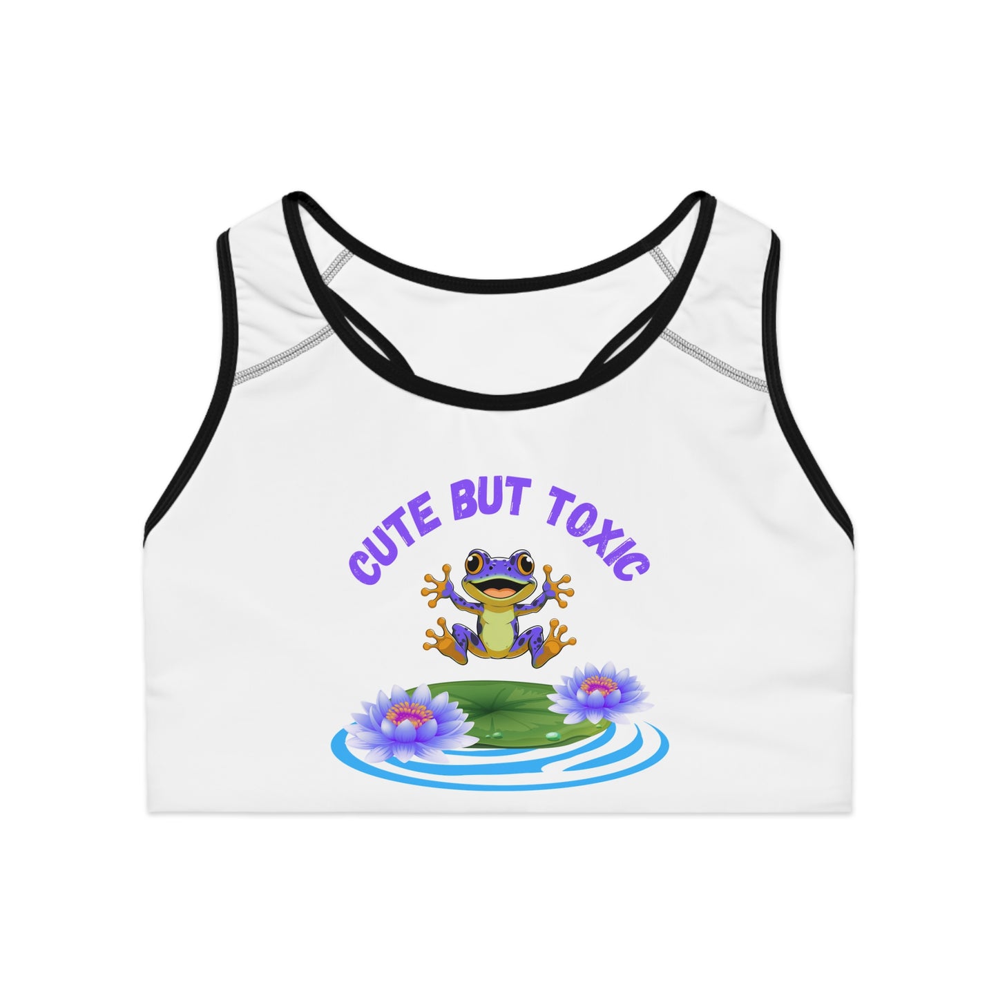 Cute But Toxic Sports Bra
