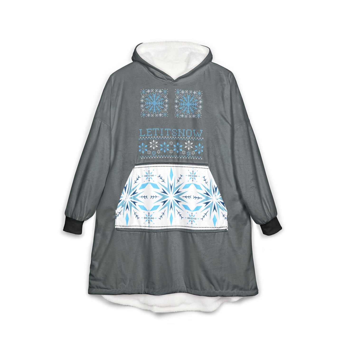 LETITSNOW, Hooded Blanket