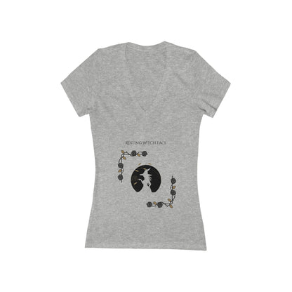 Resting Witch Face, V-Neck Jersey