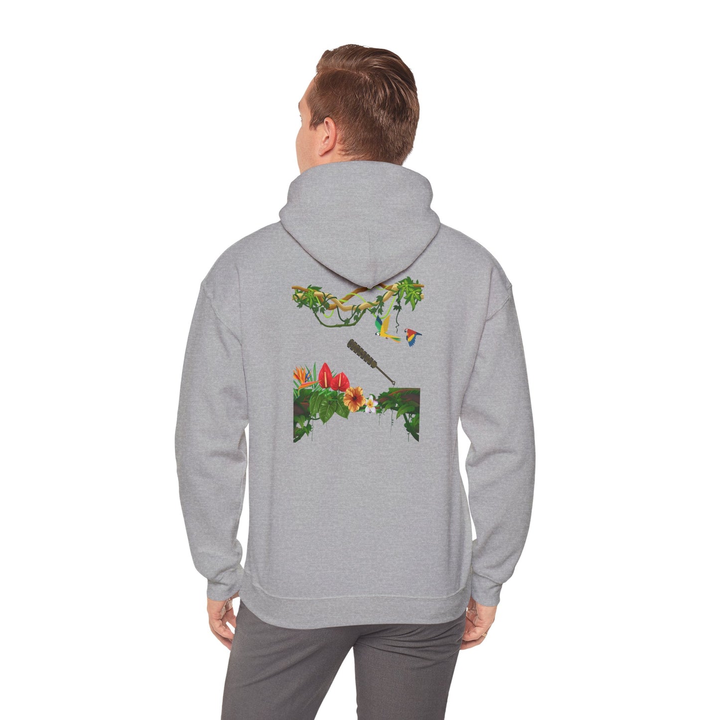 Warrior-Poet: Macuahuitl Rainforest Hoodie