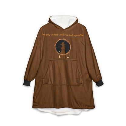 Wicked Coffee Hooded Blanket