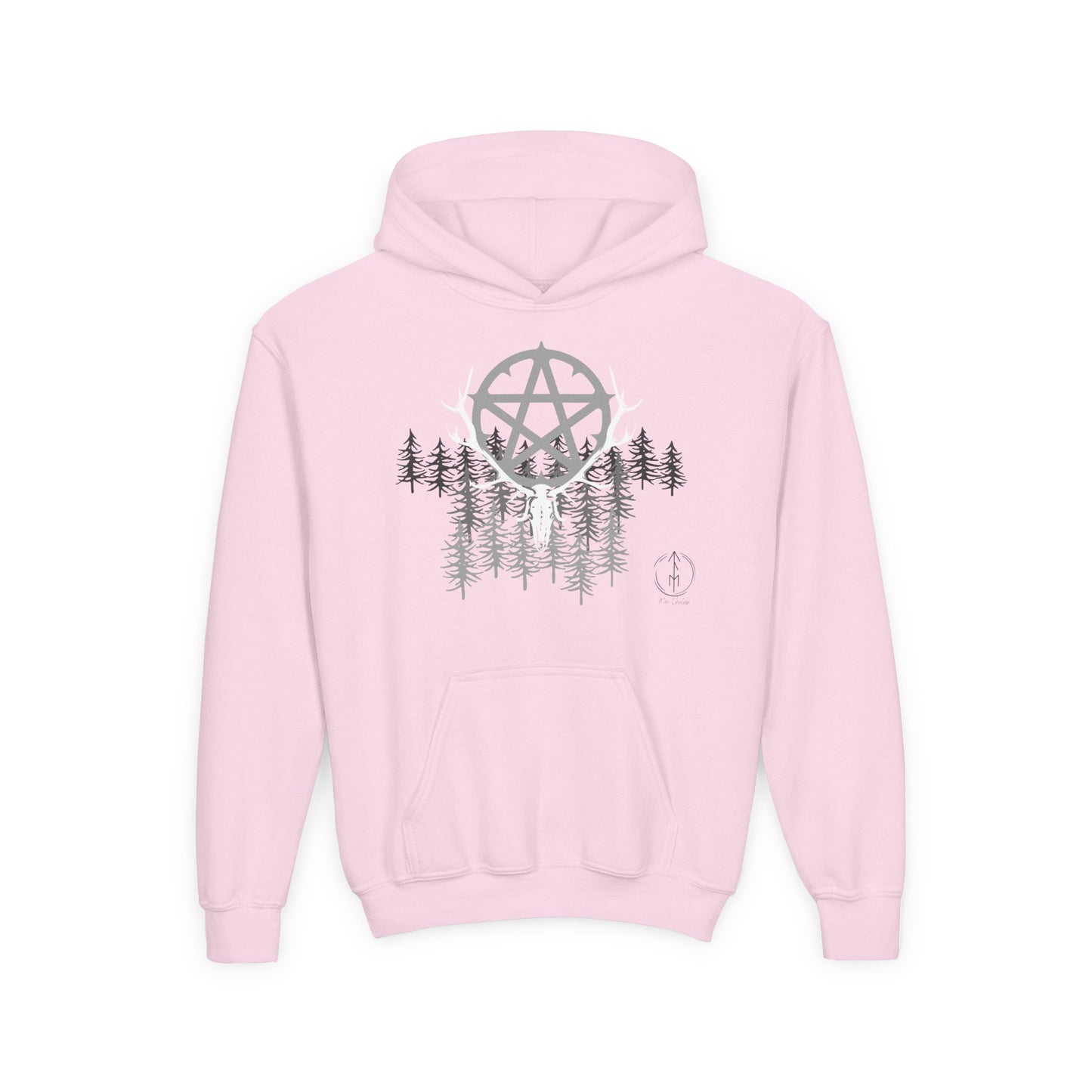 Woodland Pentagram, Kids Hoodie