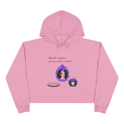 Sacrifices, Crop Hoodie