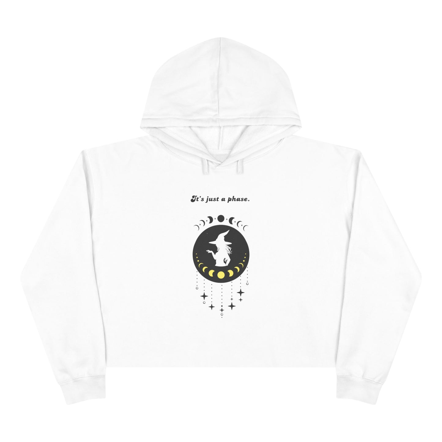 Just A Phase, Crop Hoodie