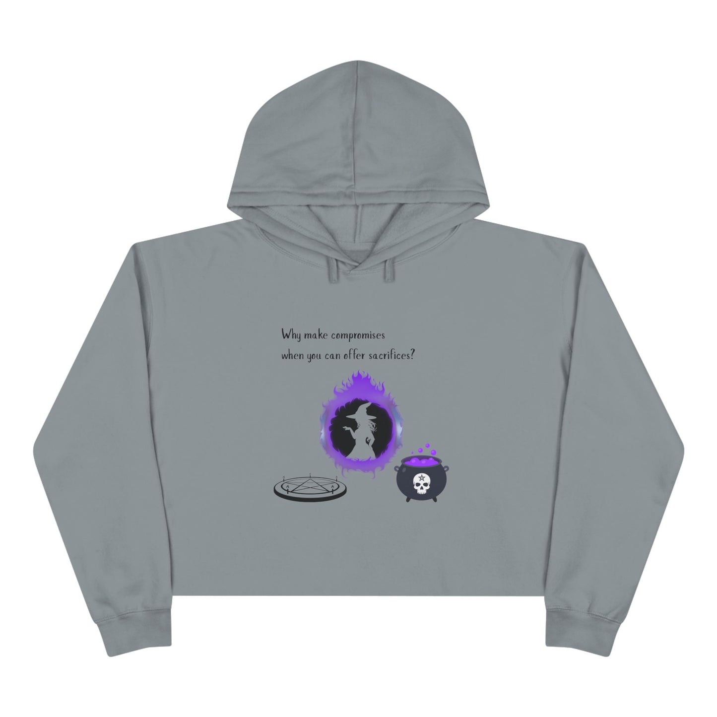 Sacrifices, Crop Hoodie