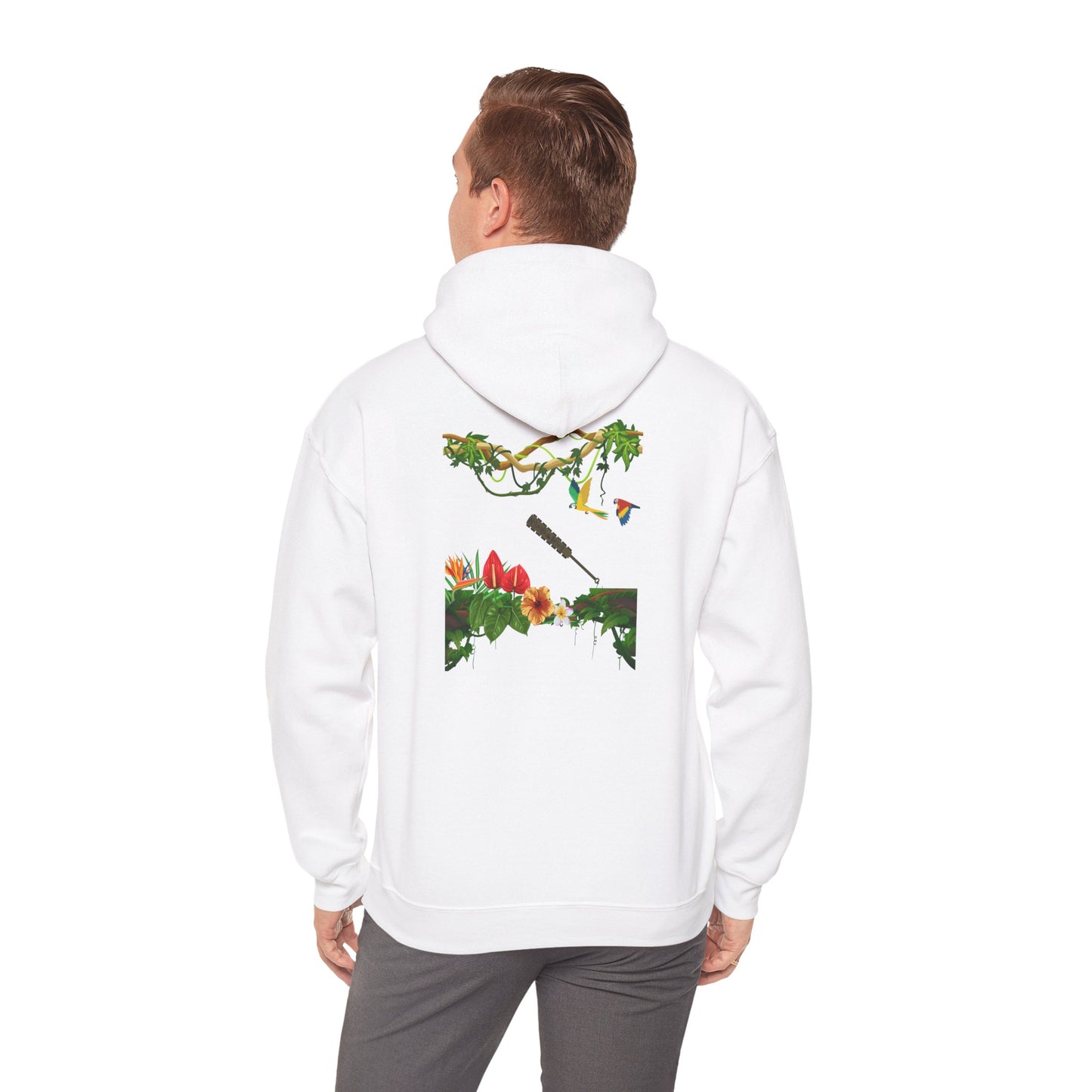 Warrior-Poet: Macuahuitl Rainforest Hoodie