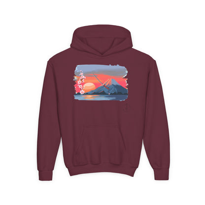 Kanto Sunset, Kids Hoodie