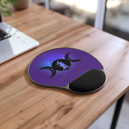 Mystical Moon Goddess Mouse Pad