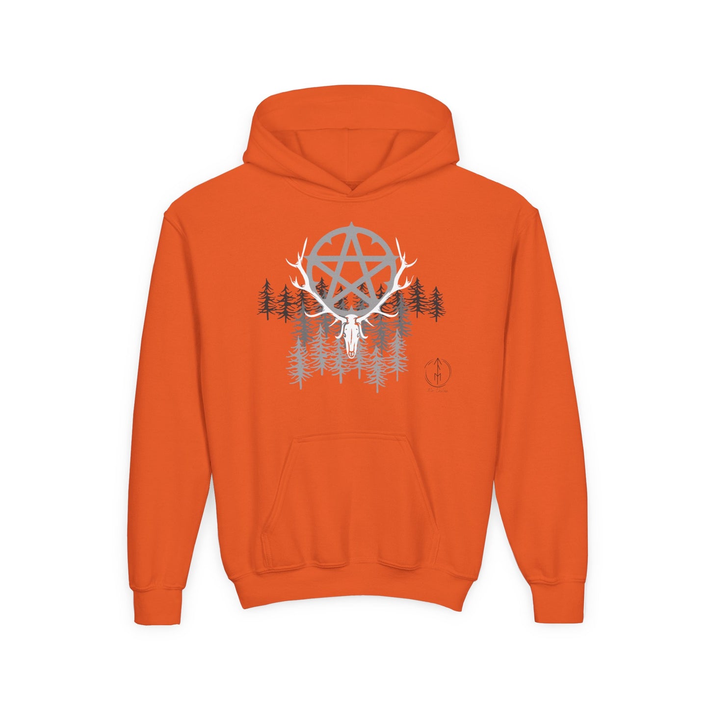 Woodland Pentagram, Kids Hoodie