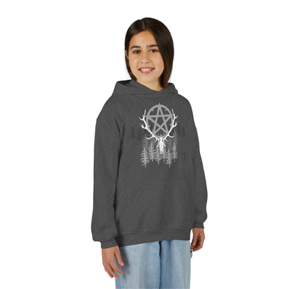 Woodland Pentagram, Kids Hoodie