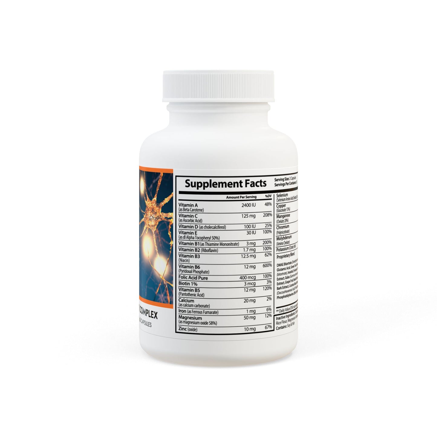 Brain Support Complex Supplement (60 Capsules)