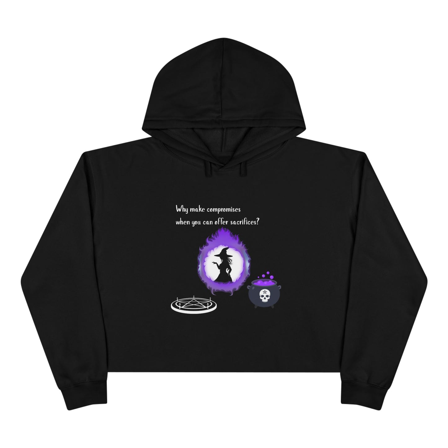 Sacrifices, Crop Hoodie