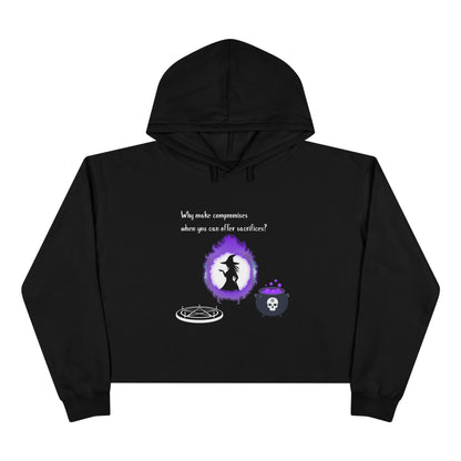 Sacrifices, Crop Hoodie