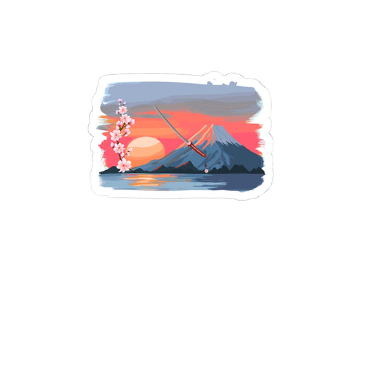 Kanto Sunset Sticker