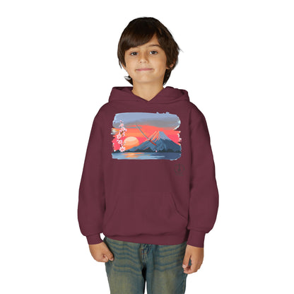Kanto Sunset, Kids Hoodie