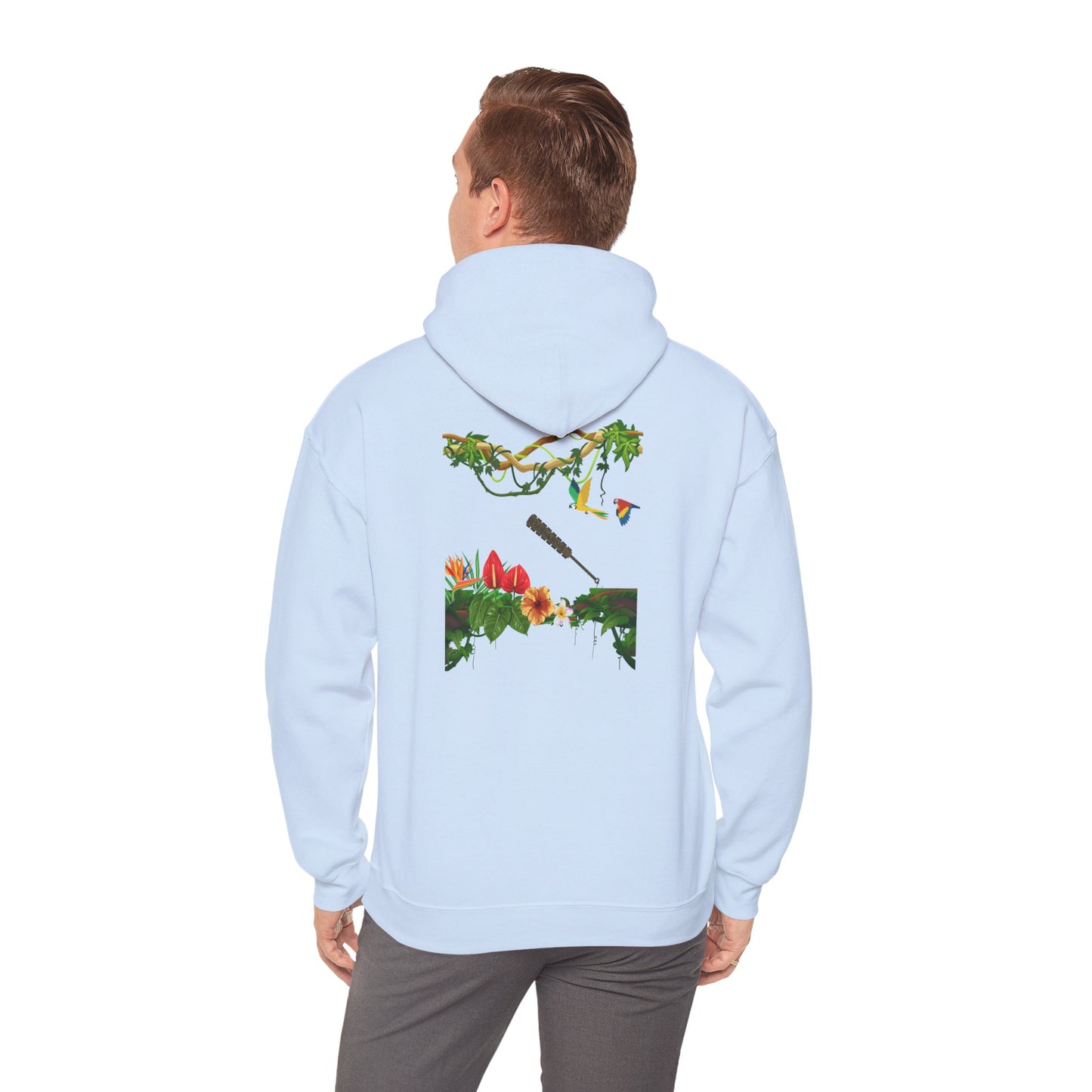 Warrior-Poet: Macuahuitl Rainforest Hoodie
