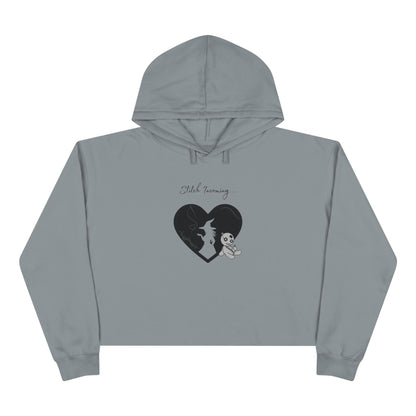 Stitch Incoming, Crop Hoodie