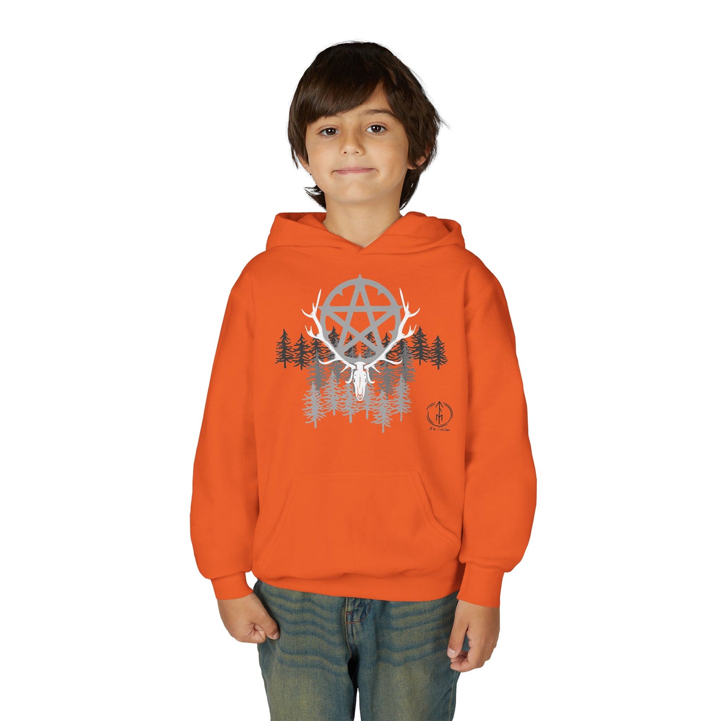 Woodland Pentagram, Kids Hoodie