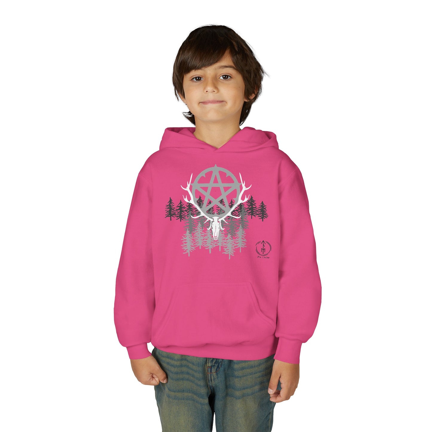 Woodland Pentagram, Kids Hoodie