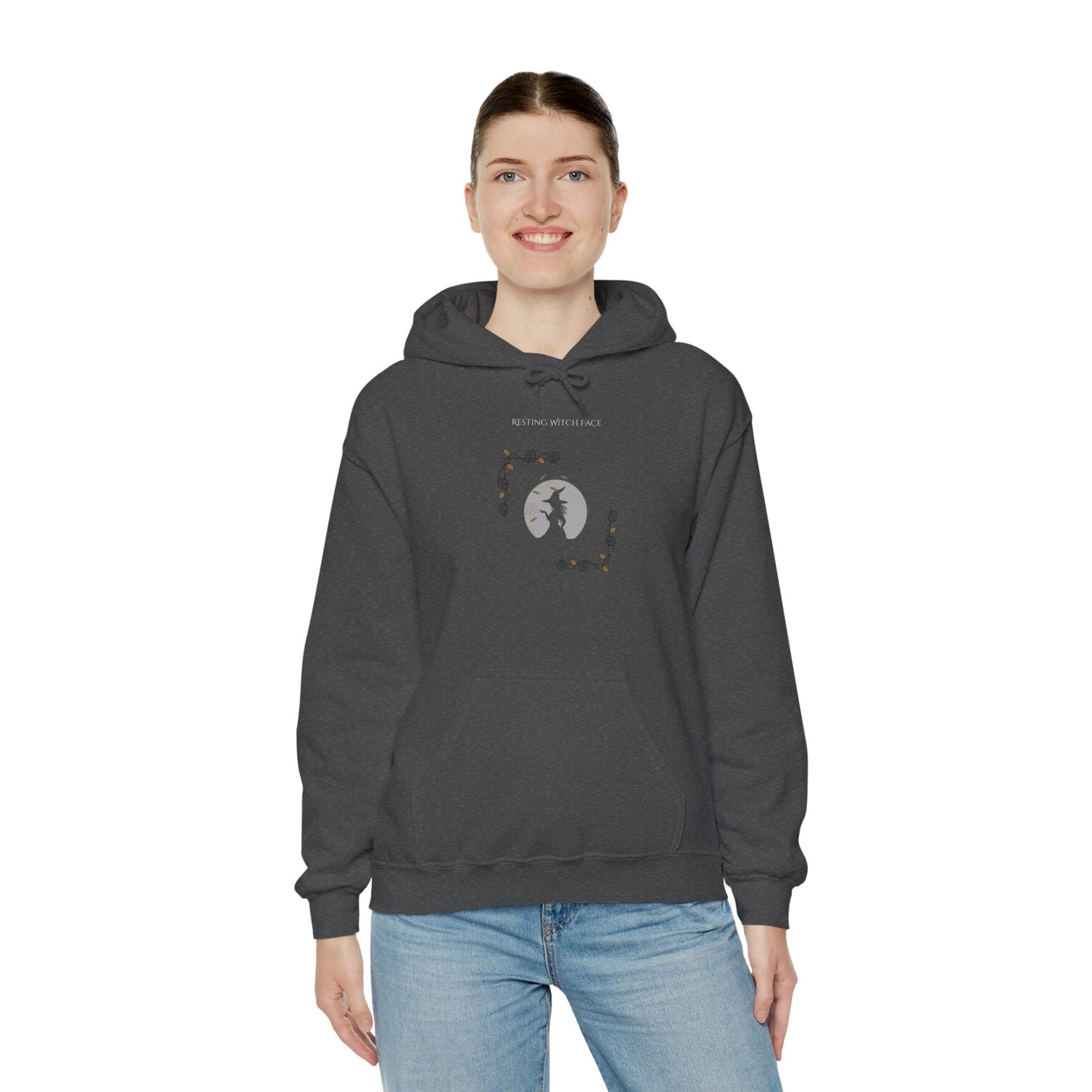 Resting Witch Face, Heavy Hoodie