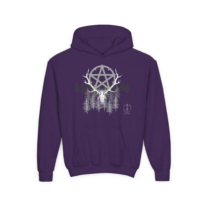 Woodland Pentagram, Kids Hoodie