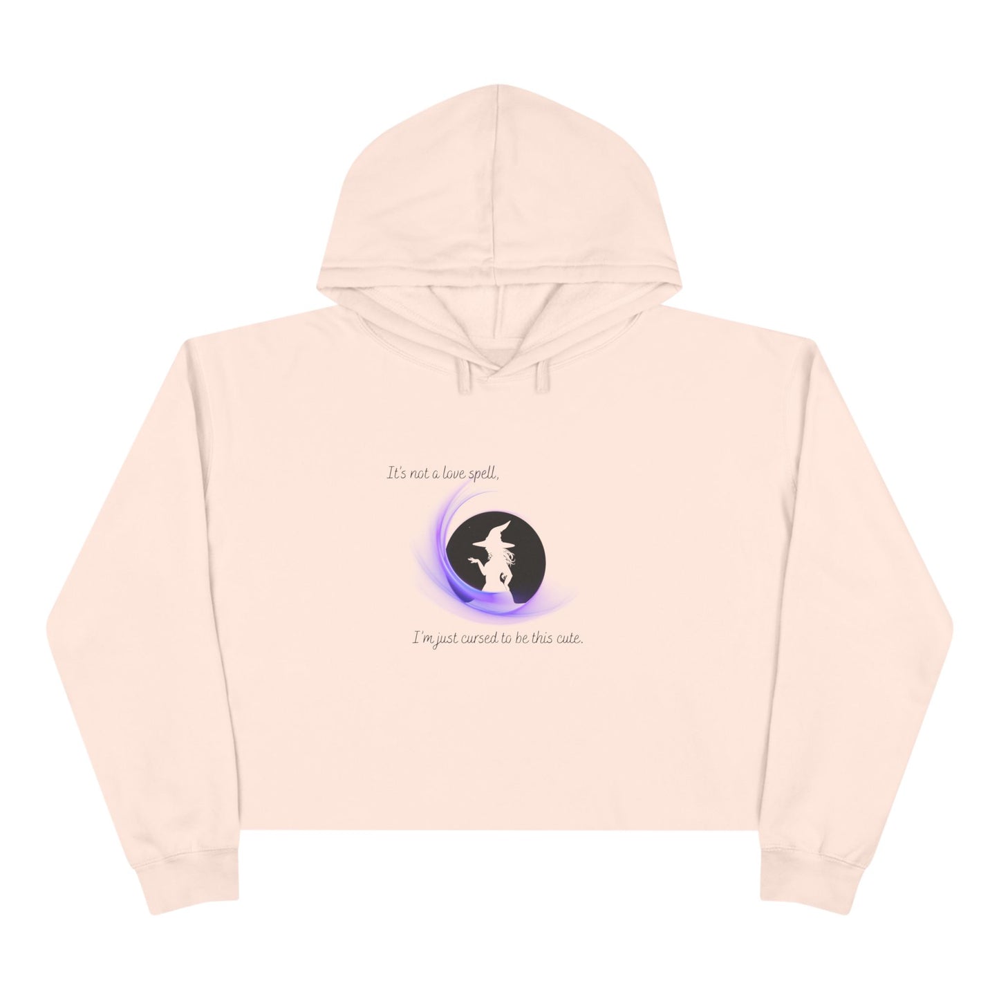 Cursed Cuteness, Crop Hoodie