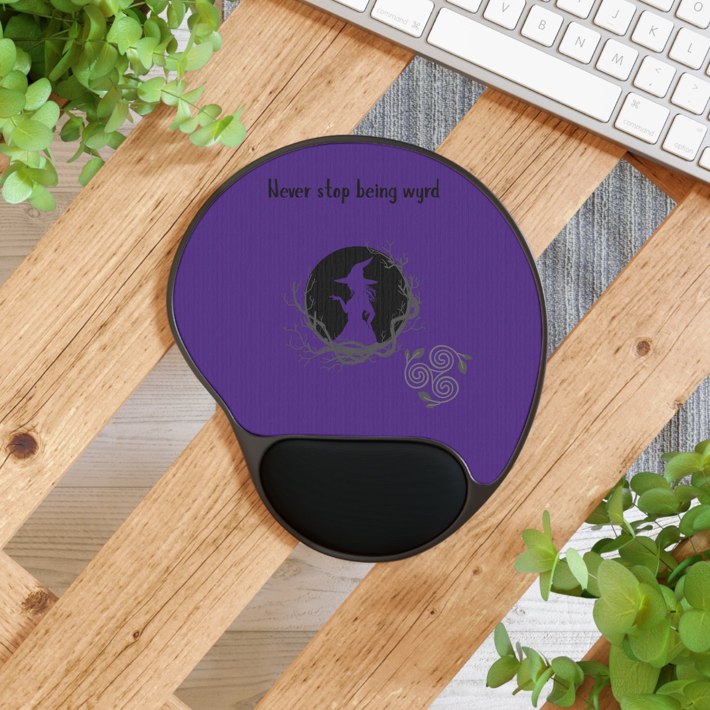 Purple Witchy Mouse Pad