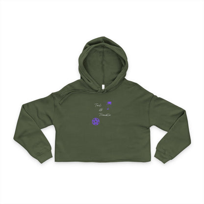 Toil and Trouble Women's Cropped Hoodie
