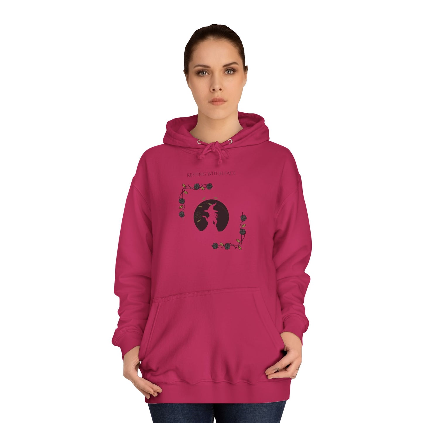 Resting Witch Face, Light Hoodie